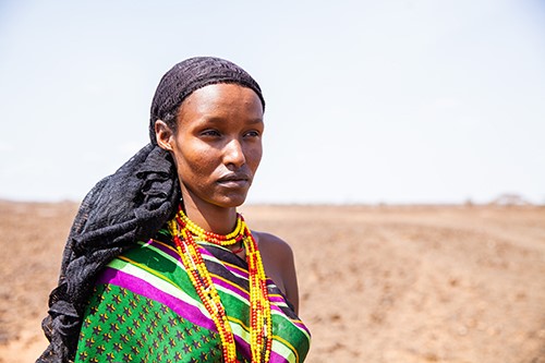 Talaso is a mother of two living in Marsabit, northern Kenya. Photo: Thom Flint/CAFOD