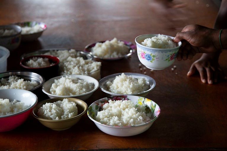 Kitchen at school in Malaita, Solomon Islands. Photo: Cassandra Hill/Caritas Australia. 