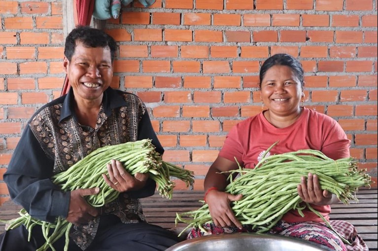 Lat and Em from Cambodia. Photo credit: Sam Rinang.